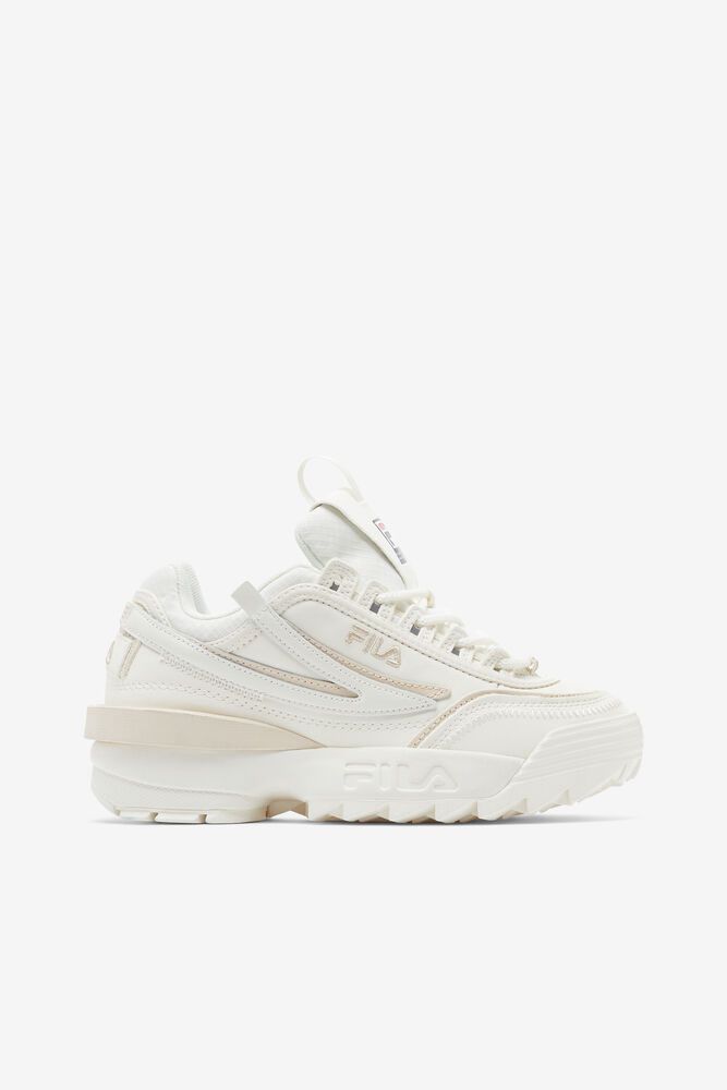 Fila Sneakers Womens White - Disruptor 2 Exp X Barneys - Philippines 9715028-CF